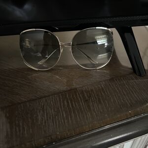 Gucci Metallic Silver Aviator Glasses